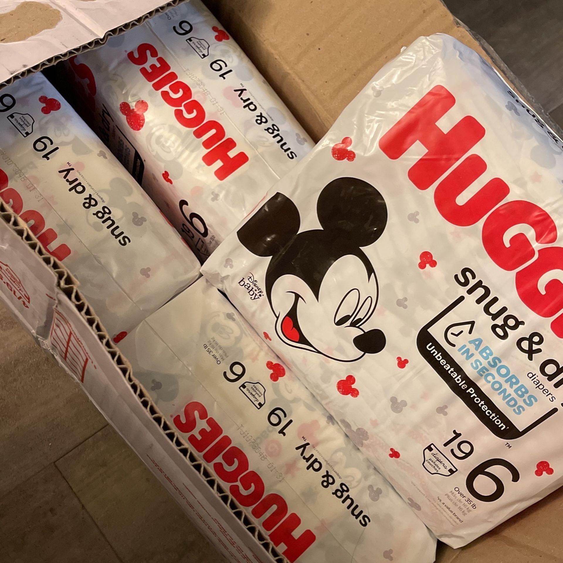 Huggies Size 6 (4 19 Count) 