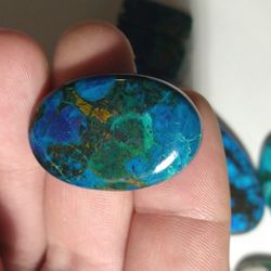 Natural High Grade Azurite Cabochon 
