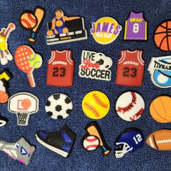 New Sports Jibitz Croc Charms