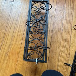 Metal Wall Candle Holder 