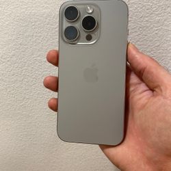Apple iPhone 15 Pro T-Mobile Metro Pcs Simple Mobile Mint Mobile 10/10 Condition 128gb Natural Color 