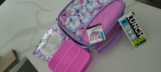 Kids Insulated Lunch Bag Set with Ice Pack