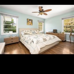 King Bed frame And Tempur Pedic Mattress 