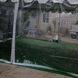 Carpa Blanca 20x20 Pasto Artificial 