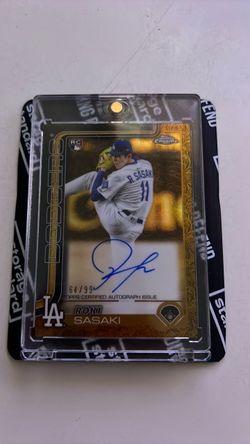 Roki Sasaki rookie auto