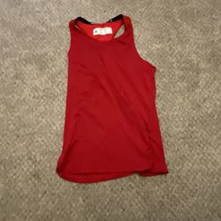 Red Athletic Wear Adidas Tank Top 