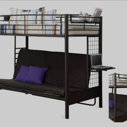 Bunk Bed With Futon