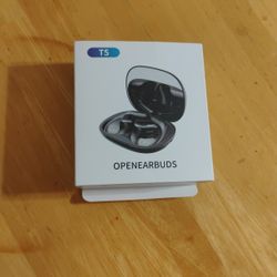Auriculares de oreja abierta, auriculares sobre la oreja con gancho ergonómico para la oreja, auriculares Bluetooth 5.4 con pantalla digital inteligen
