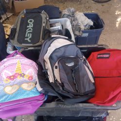 Assorted Backpacks and Lunch Bags
