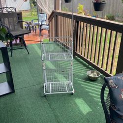 Laundry/kitchen Rolling Basket