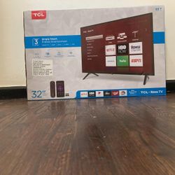 32 Inch TCL  Roku Tv 