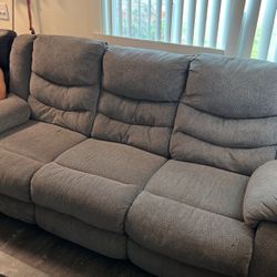 Recliner Sofa With Love Seat 