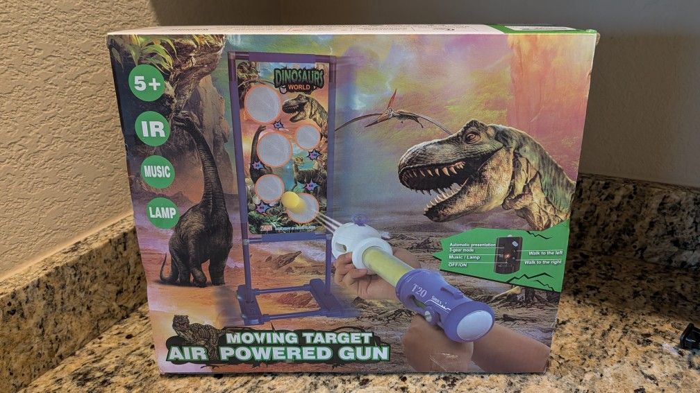 Moving Target with Air Powered Gun