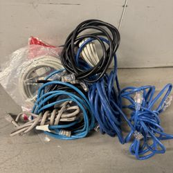 Bundle Data cable Cat 5 And Cat 6 10 For $20 2 dollar each.