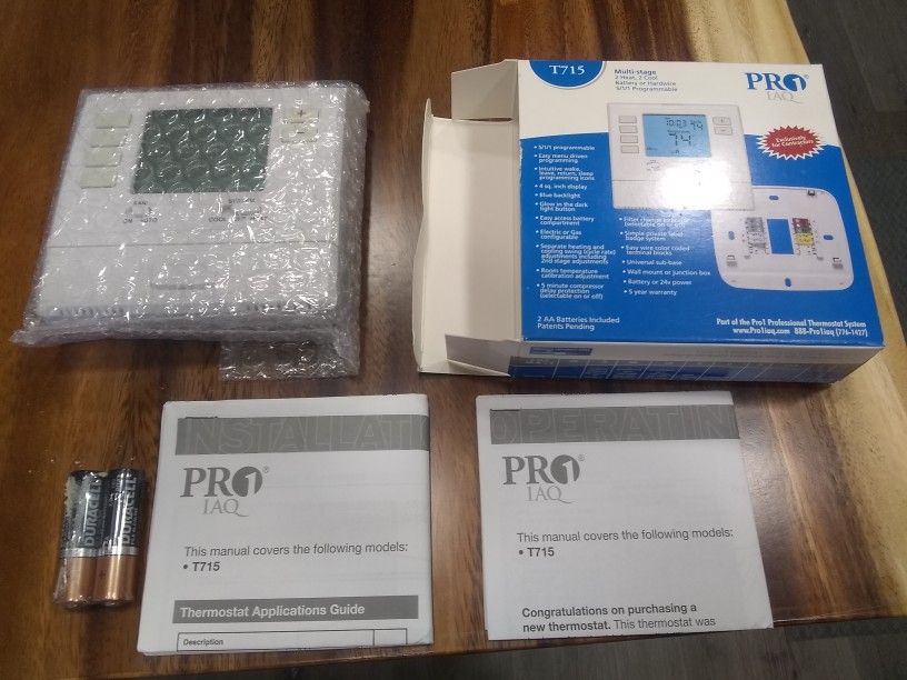 New Pro Programmable Thermostat