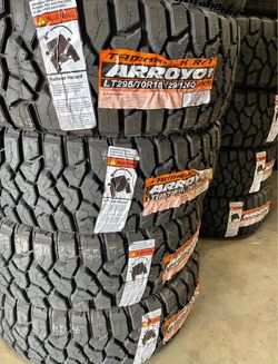 LT295/70R18 Arroyo R/T Set Of 4 New Tires