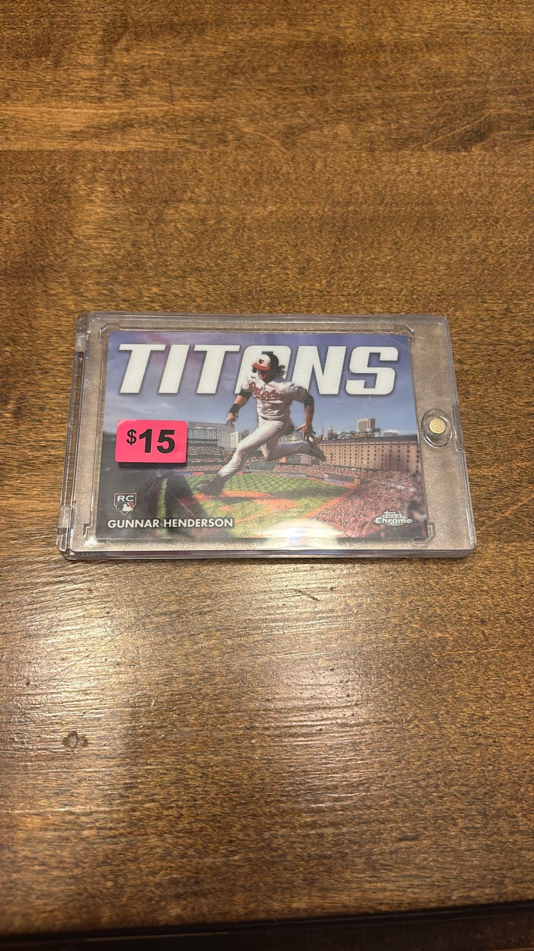 Baltimore Orioles Gunnar Henderson Rookie TITANS 2023 Topps Chrome