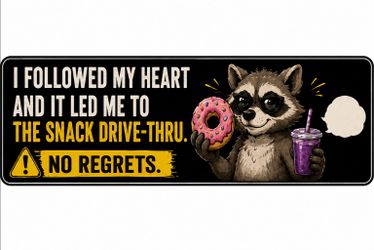 Custom bumper sticker