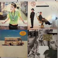 Vinyl Records 80's Music Great Shape 