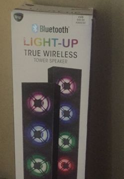 I hip Bluetooth light-up true wireless tower speaker