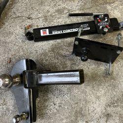 Eaz Lift Hitch, 2 5/16 Ball & Sway Bar