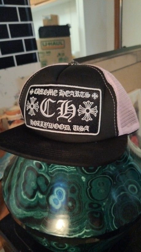 Chrome Hearts Rare Rare Black N Pink Hat