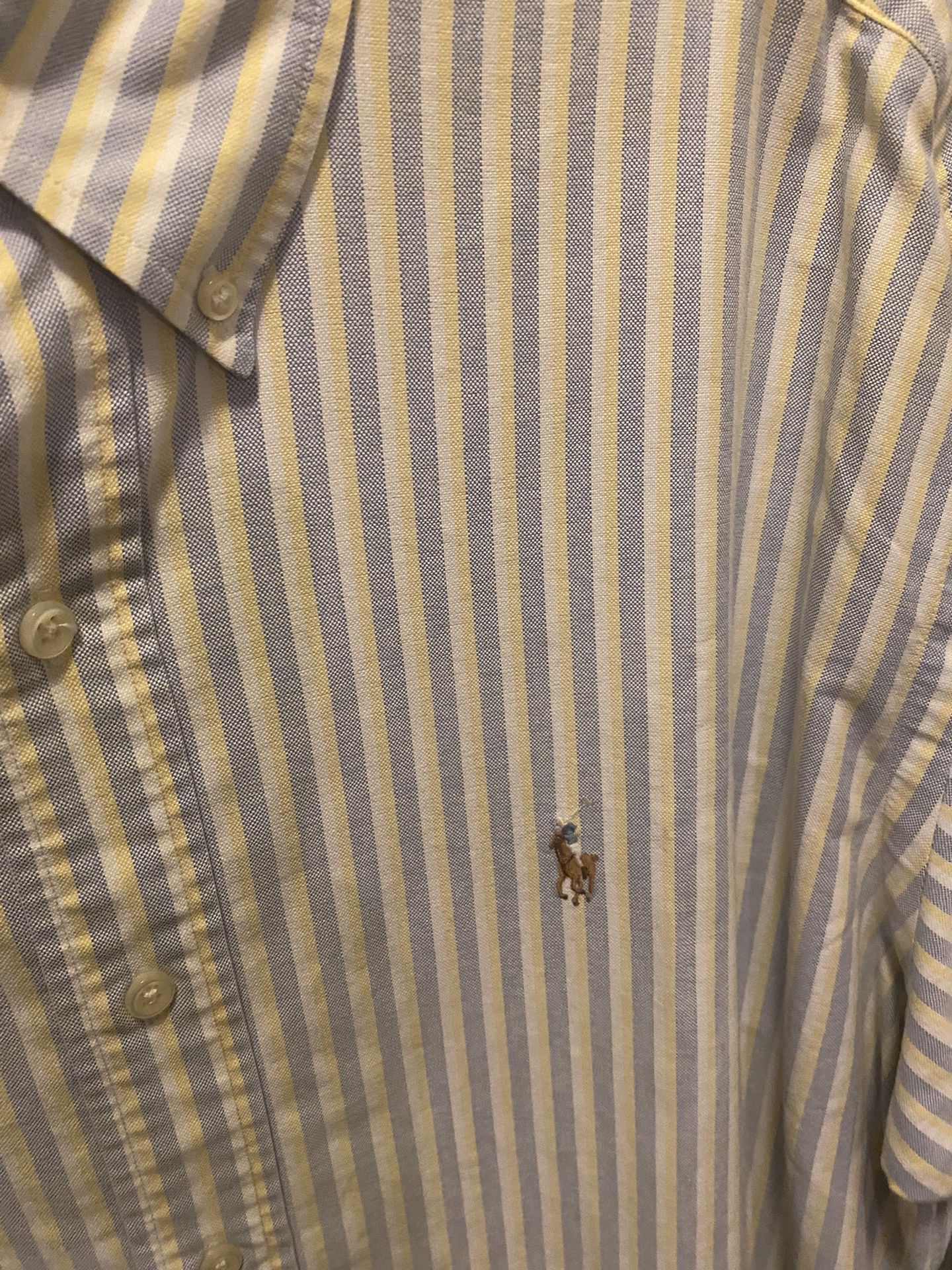 Ralph Lauren Polo Men’s Button Down Dress Shirts ( 3 EA ) Size Large 