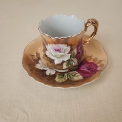 Vintage Lefton China Cup & Saucer