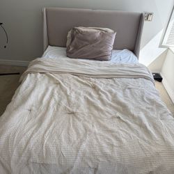 URGENT MOVEOUT SALE Full Sized Bed Frame And Mattress!