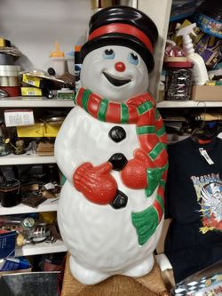 Vintage 1997 grand venture frosty the snowman blowmold