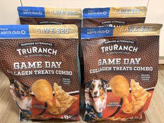 TruRanch Game Day Combo Dog Treat Pack Rawhide Alternative Dog Bones 45oz.