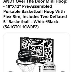 Over The Door Mini Basketball Hoop