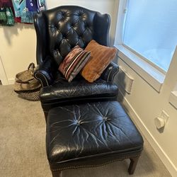 Vintage Leather Reading Chair