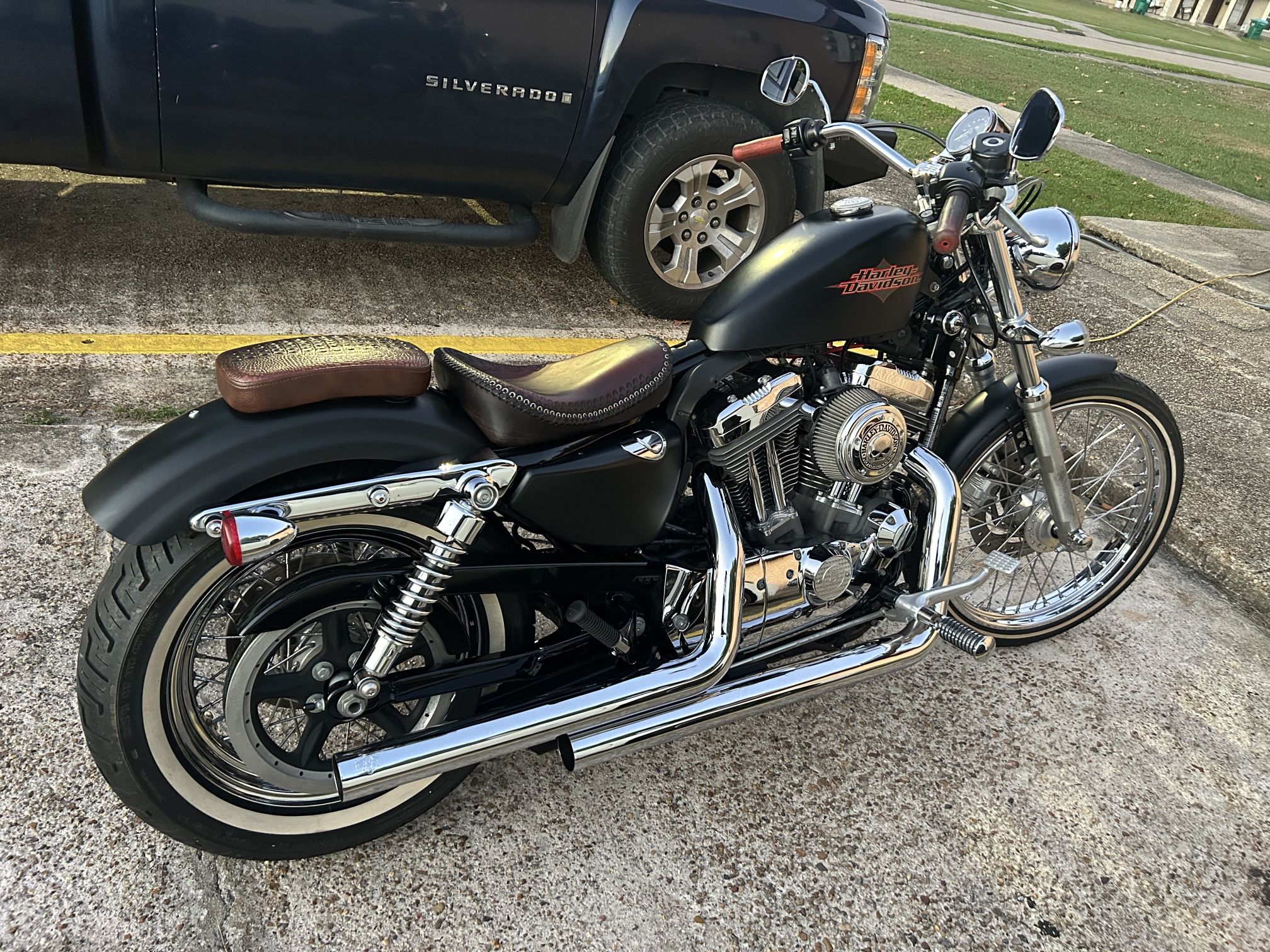 2012 Harley Davidson Sportster XL1200 Motorcycle In Great Condition And Low Mileage