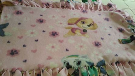 Small Dog size tie blanket