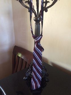 Kids Boys Canterbury Maroon Striped Tie