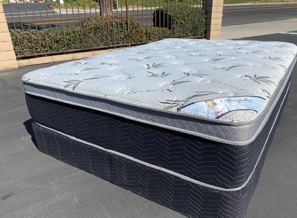 Queen Orthopedic Bamboo Pillow Top!!