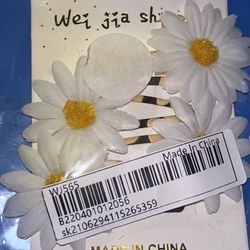 4 Piece Flower Hair Clips