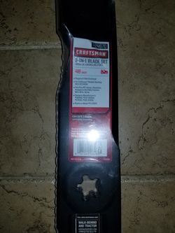 New Sealed Craftsman 2-in-1 48" Blade Set fits Ariens, Husqvarna etc