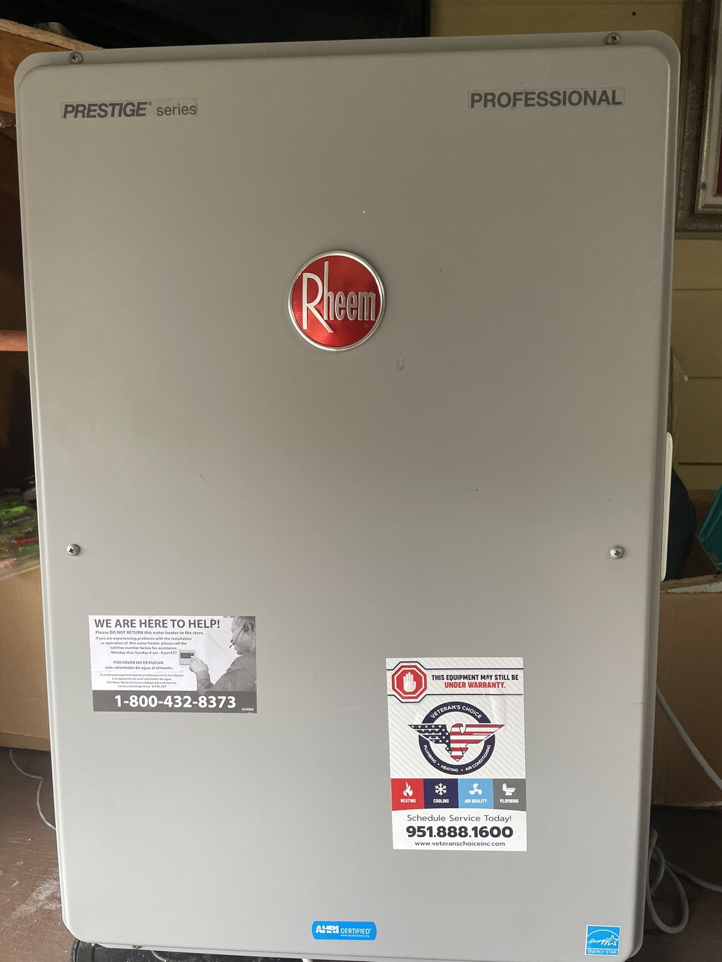 Electric Water Prestige Tankless Water Heater Rheem Prestige
