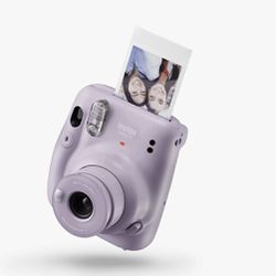 Instax Lilac Mini 11 instant camera $65 no film