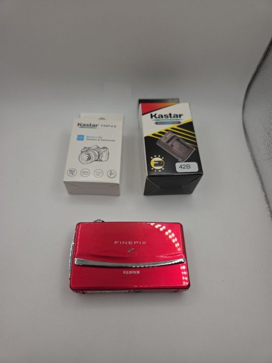 Fujifilm Finepix Z85W 14MP Digital Camera Touch w/ Battery & Charger Tested