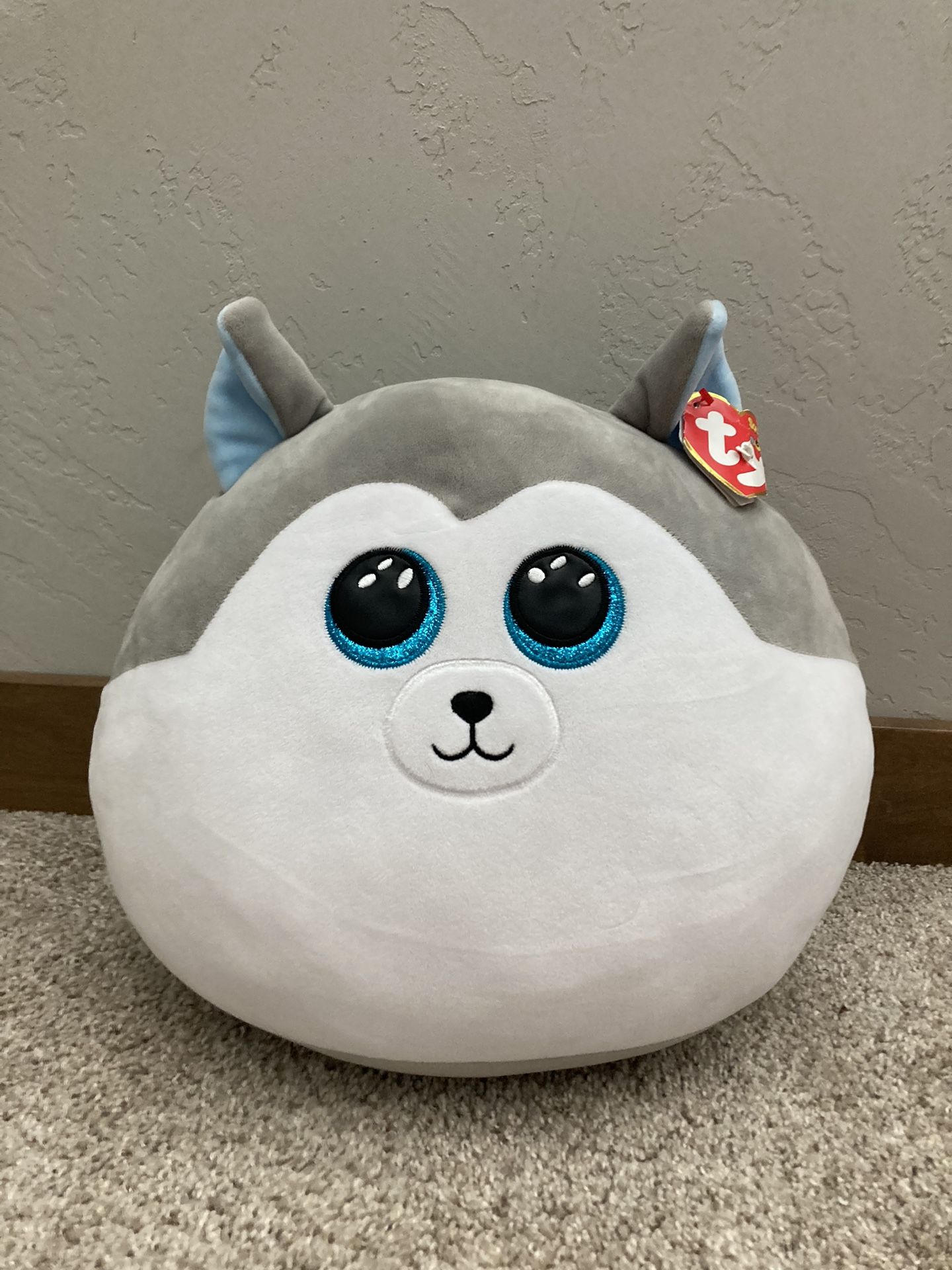 Ty Slush Husky “Slush” Squish-A-Boos 