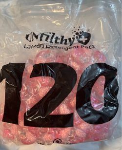 Laundry Pacs (120), Laundry Pods, by UNfilthy, Concentrated Cherry Blossom