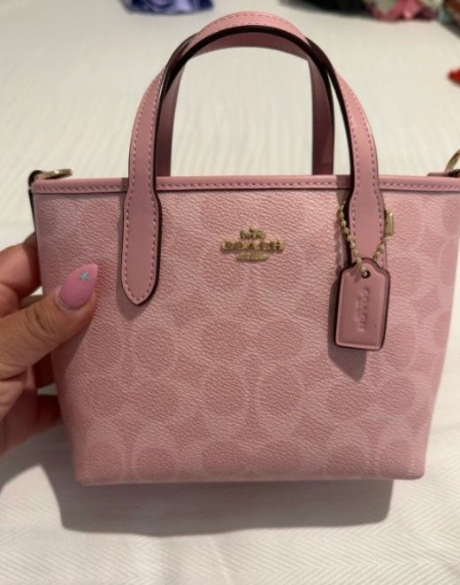 Coach Pink City Mini Tote Bag