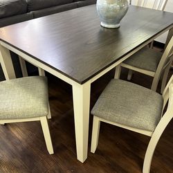 6pc dining room table set