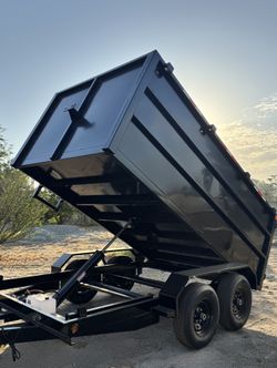 New 8x4x12 Hydraulic Dump Trailer 🔥🎁