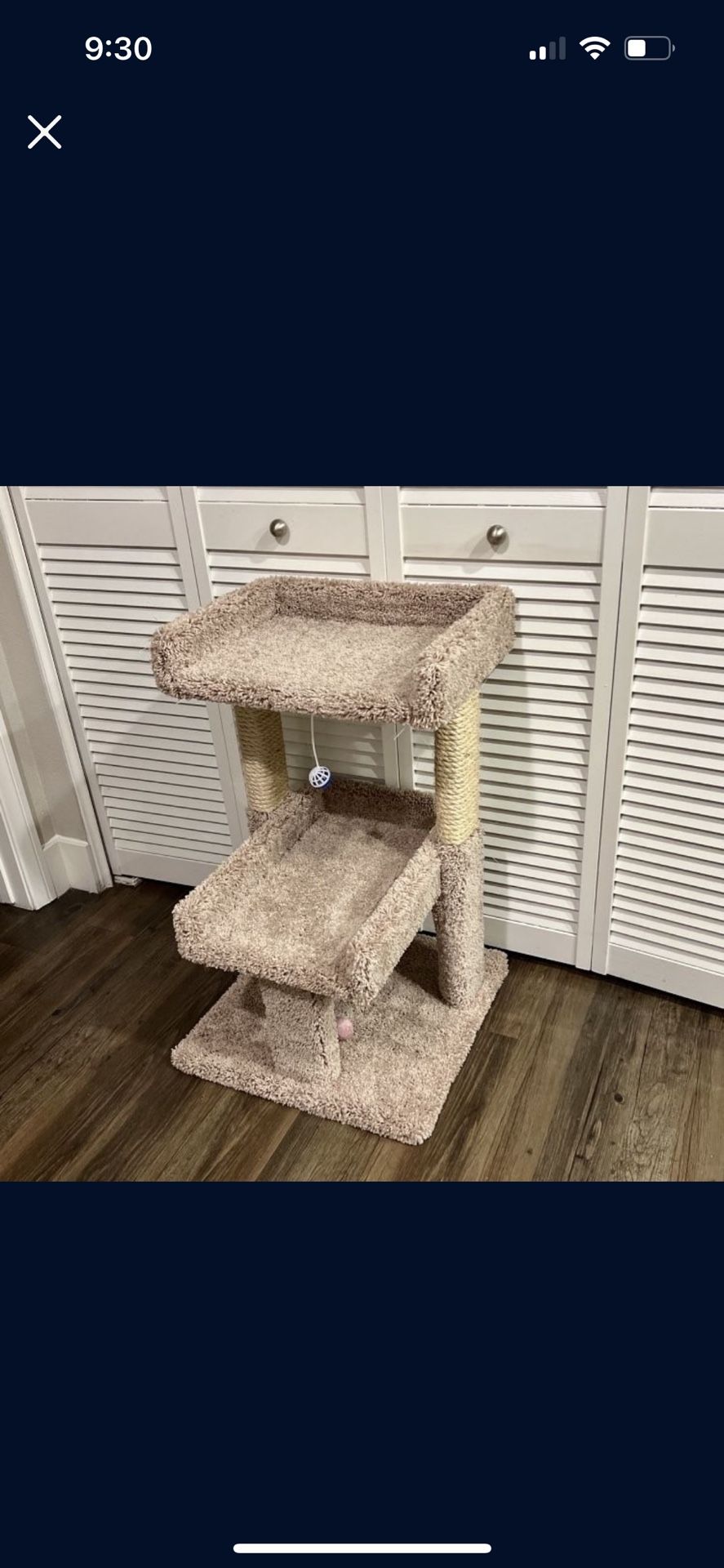 Cat Tree Or Cat Condo Retails For $80 