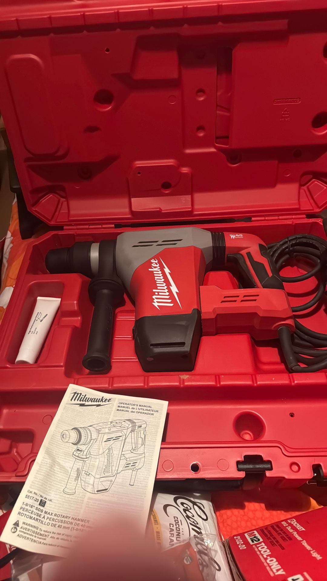 Milwaukee 1-9/16 SDs Max Rotary Hammer
