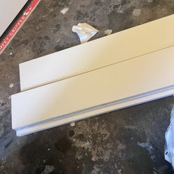 Primed White MDF Baseboards 12ft  x4